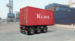 Italeri 3887 TECNOKAR 20 CONTAINER TRAILER 